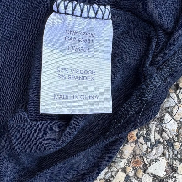 Chaser | Bell Sleeve | Mini Dress | Navy |Size Medium | Knit Jersey | - Picture 10 of 12